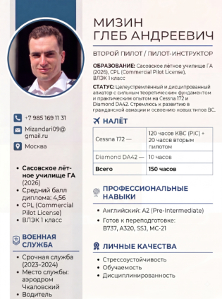 Фото соискателя
